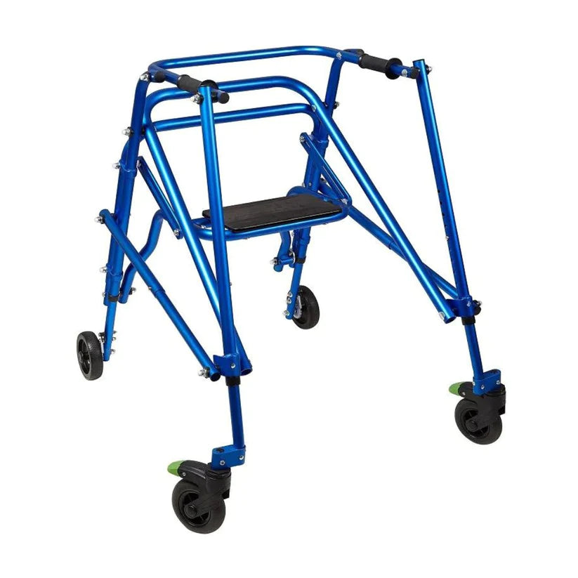 Klip 4-Wheel With Flip-Up Seat posterior Pediatric Walker (KP510-20-30-40) By Circle