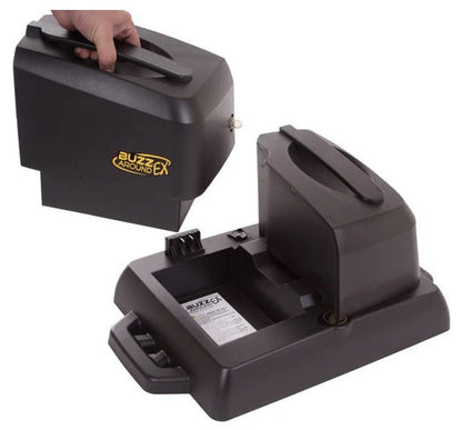 Golden Technologies Buzzaround EX Extreme replacement battery pack and charger base in black