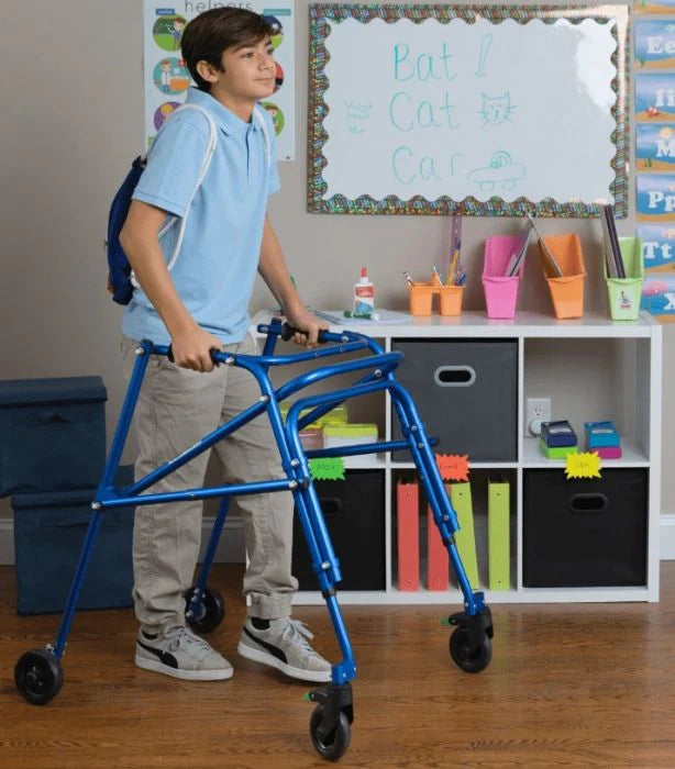 Klip 4-Wheel posterior Pediatric Walker (KP410-420-430-440) By Circle